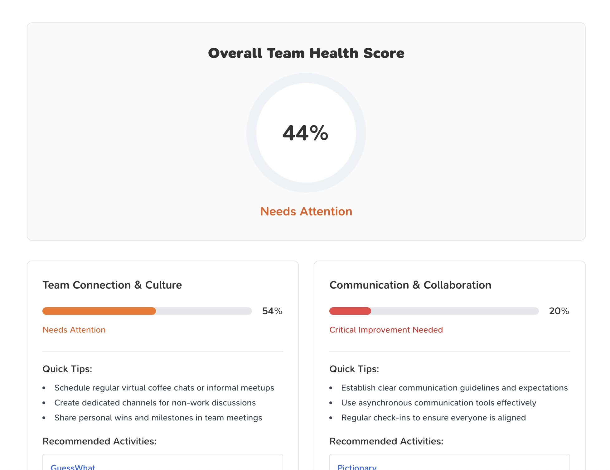 Health Check Result